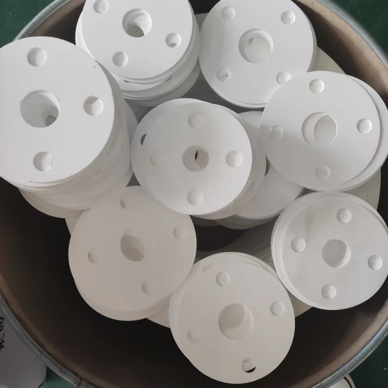 Processing Customized PTFE Flange Gasket Ring