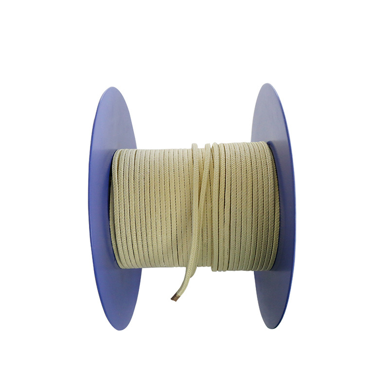 Paidu supply aramid teflon packing PTFE sealed packing glass fiber yellow braided packing