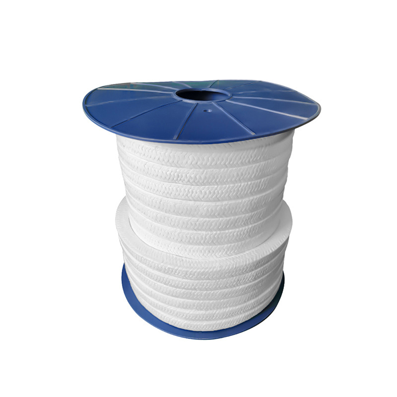 Paidu supplies tetrafluoride packing PTFE packing ring seals white braided packing from spot